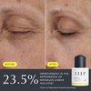 Firm serum before and afters with a statistic from independent testing