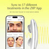Infographic showing how the ZIIP HALO syncs to the ZIIP App