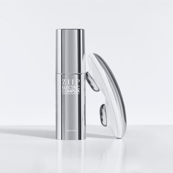 ZIIP HALO 美顔器 シルバー 充電ケーブル付き Microcurrent Facial Device | ZIIP HALO